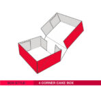 4 Corner Cake Box - Image 2