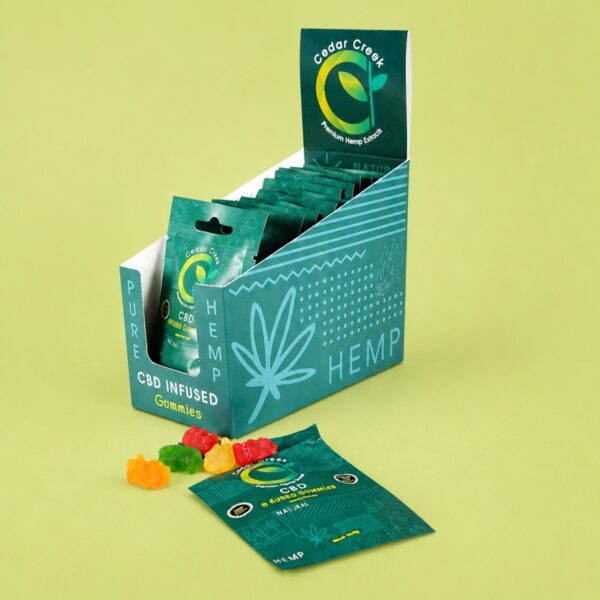 Custom CBD Gummies Boxes