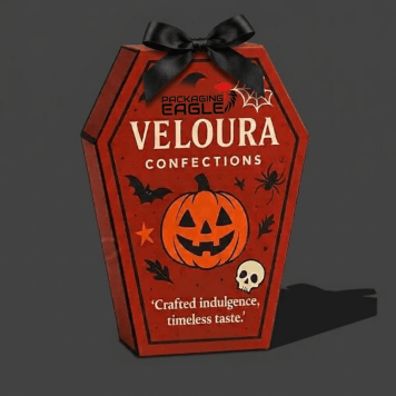 Custom Halloween Coffin Shaped Boxes